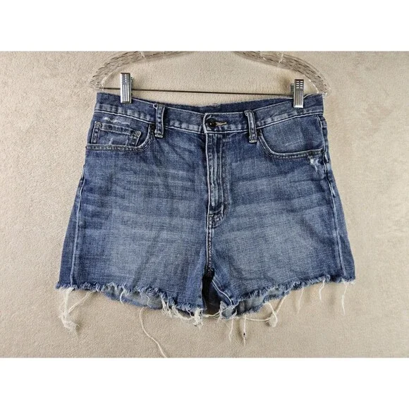 Uniqlo Shorts Uniqlo Womens Cut Off Denim Shorts Size 28